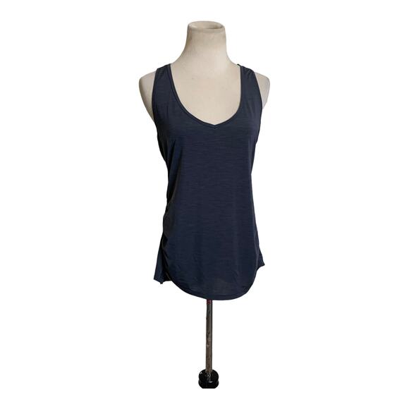 Old Navy Active semi fitted racer back gray tank top size M - Picture 8 of 9
